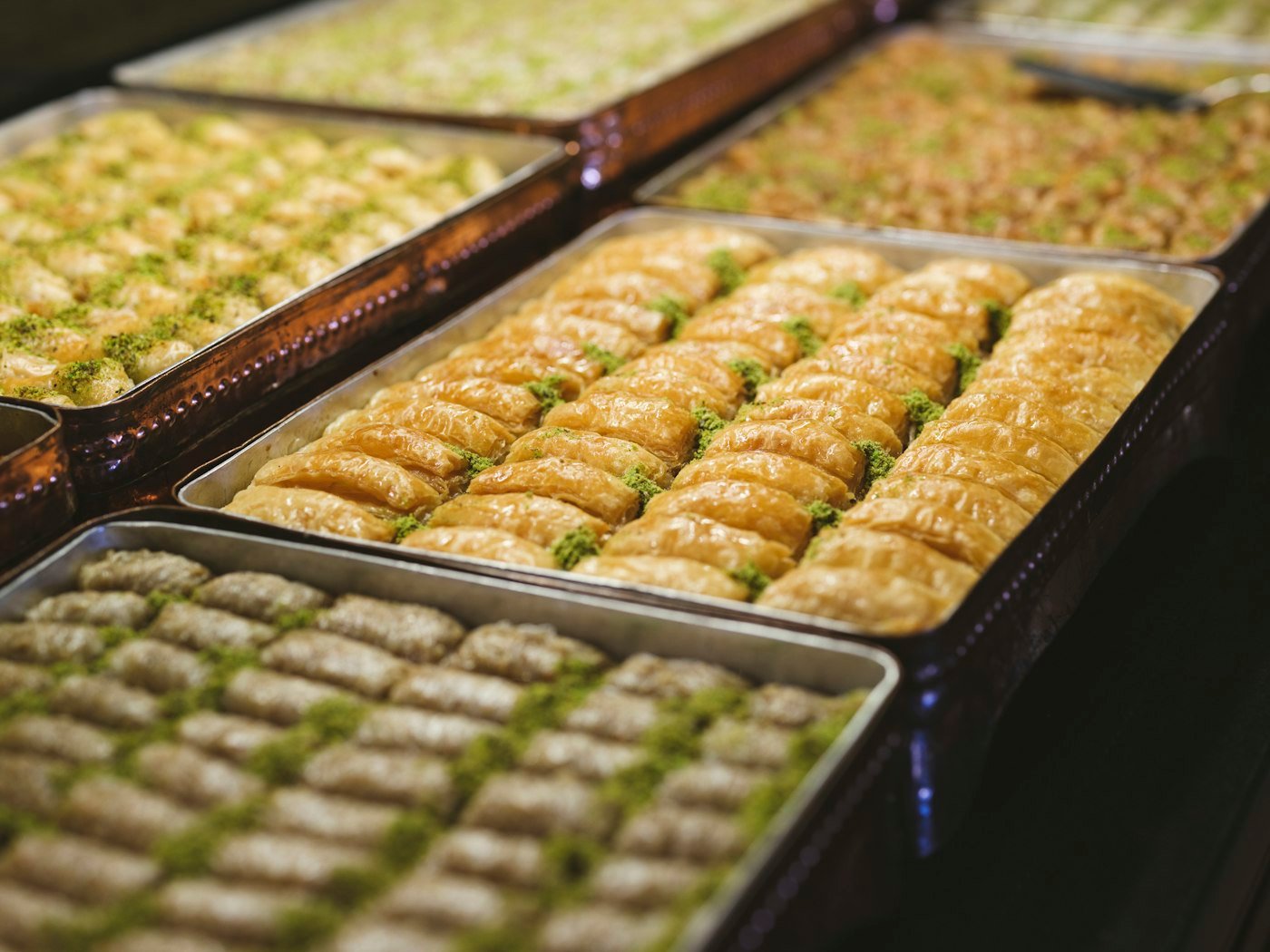 Fresh Turkish baklava