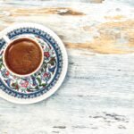 Hand-Painted Iznik Pattern Coffee Cups – Set of 2
