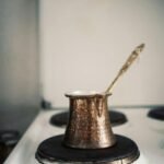 Hand-Hammered Copper Cezve – Turkish Coffee Pot (2–3 Cups)
