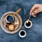 Copper Turkish Coffee Serving Set for 2