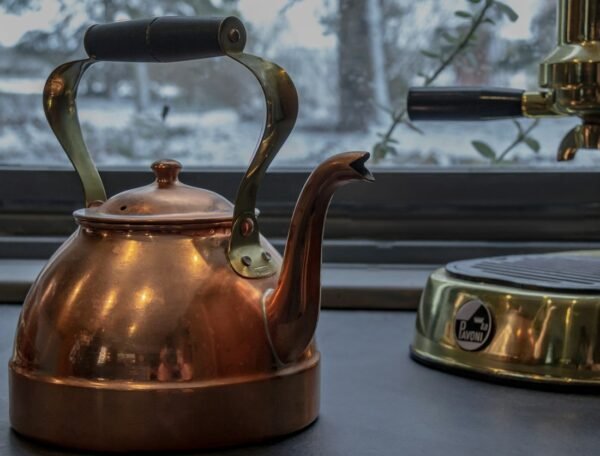 Copper Turkish Double Teapot (Çaydanlık)