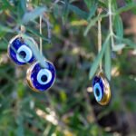Evil Eye Tree Ornaments – Set of 10