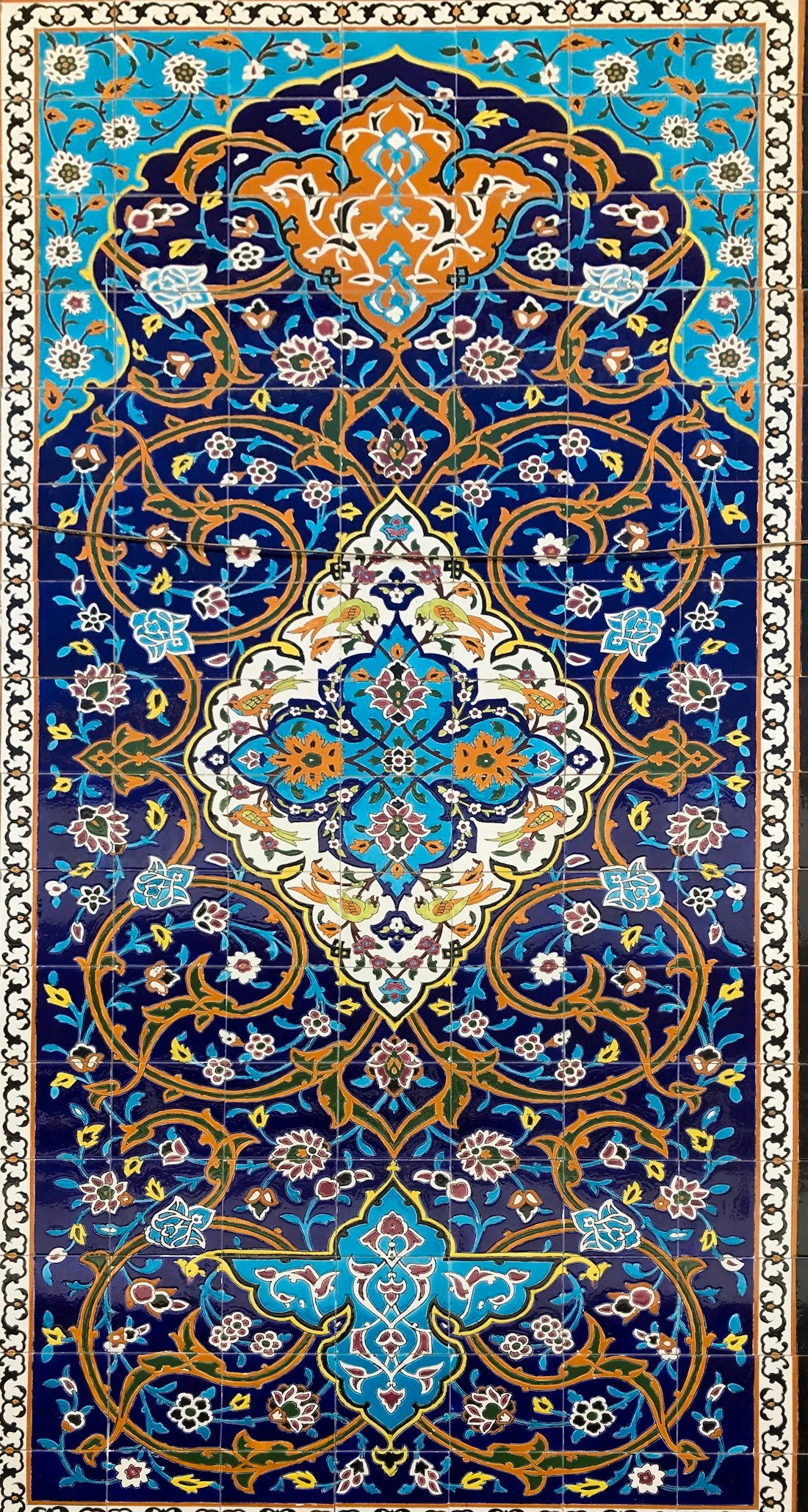 kb prayer rug Padded Prayer Rug – Ottoman Pattern, Soft Velvet