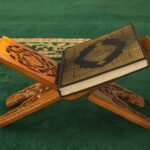 Hand-Carved Wooden Quran Stand (Rehal)