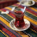 Gold-Rim Turkish Tea Glass Set – 12 Pieces